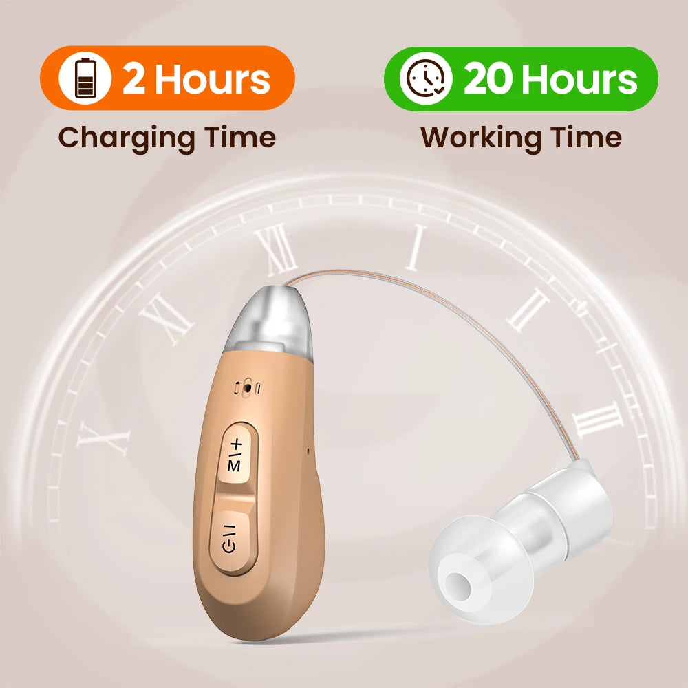 OTC Behind the Ear Hearing Aids/Amplifiers with Chargering Dock