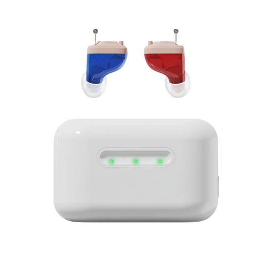 OTC Mini Hearing Aids/Amplifiers with Charging Case